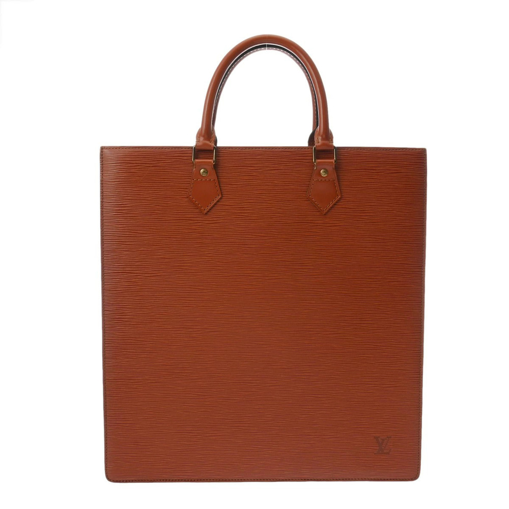 LOUIS VUITTON Epi Sac Plat Kenya Brown Leather Handbag